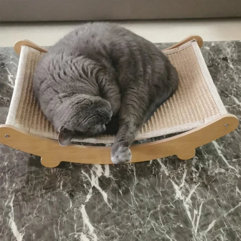 Cat Scratcher Bed Cats Wooden Scratching Pads Multifuction Cats Sleeping Bed Detachable Cat Scratch Board For Kitten Grinding