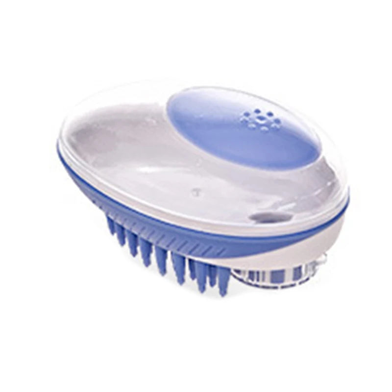 Pet Dog Cat Bath Brush 2-in-1 Pet SPA Massage Comb