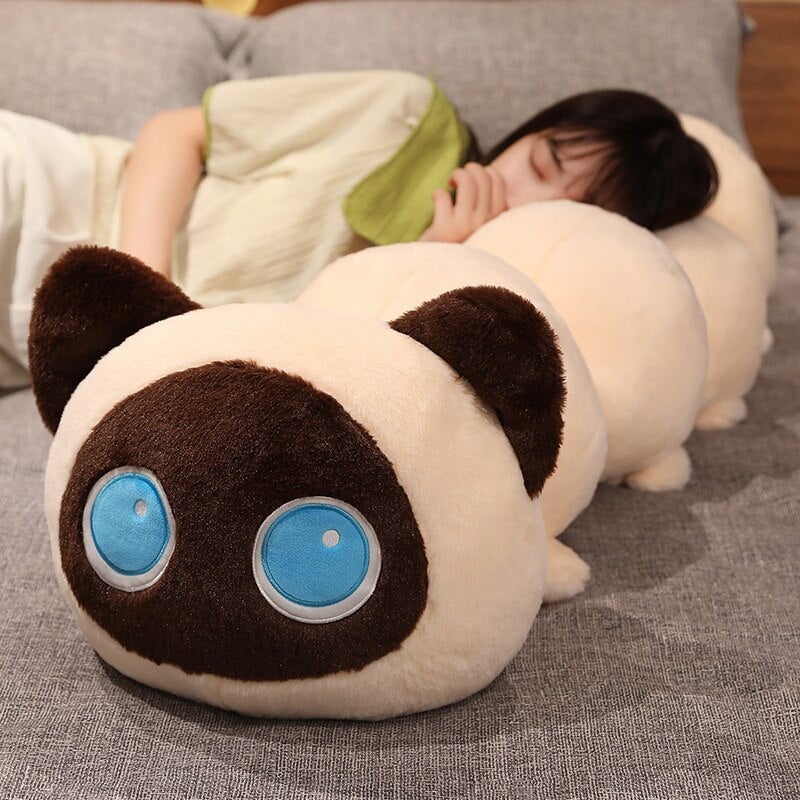 Long Fluffy Cat Caterpillar Plushies