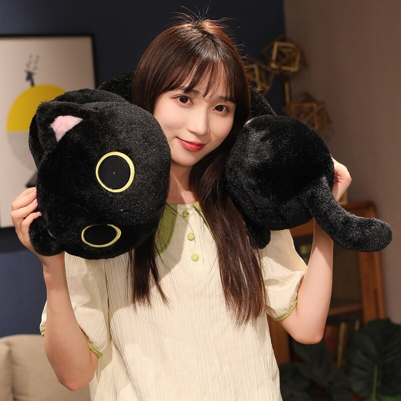 Long Fluffy Cat Caterpillar Plushies